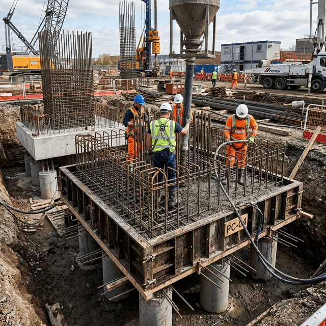 Pile Cap Construction